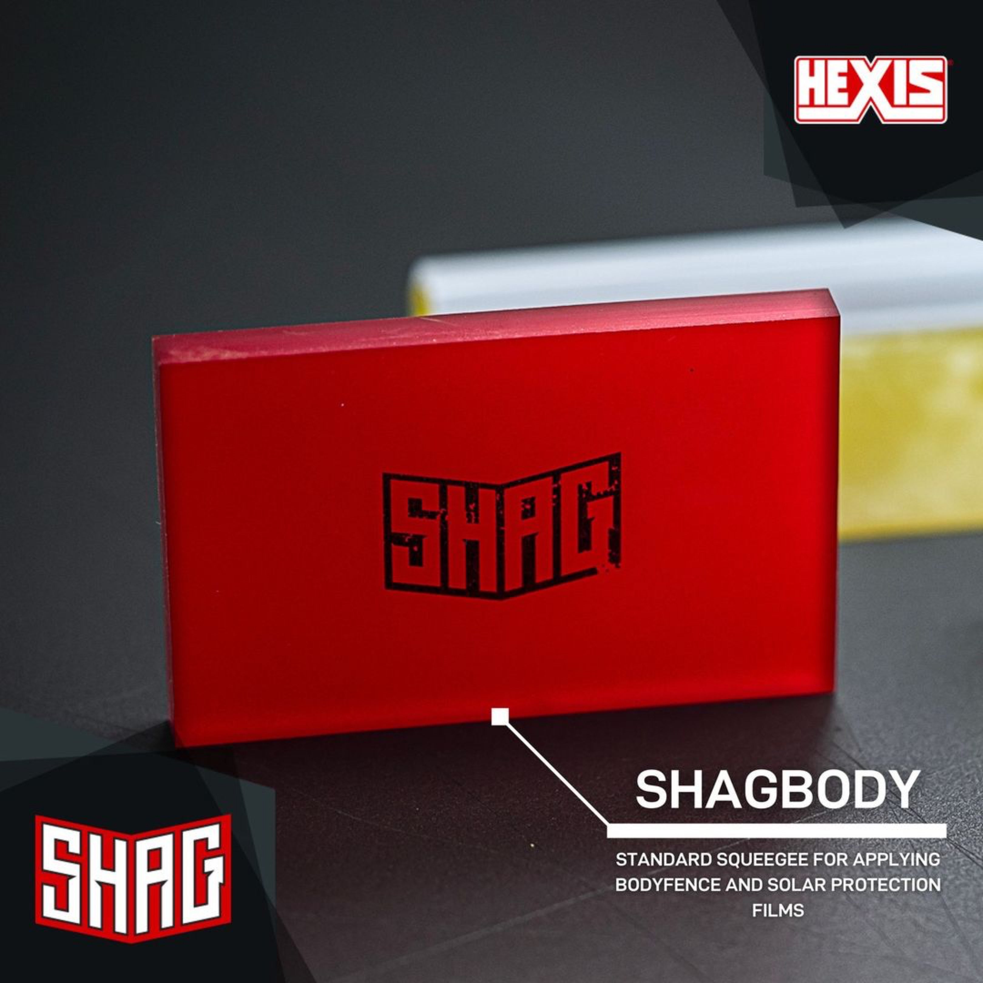 hexis shagbody soft red squeegee