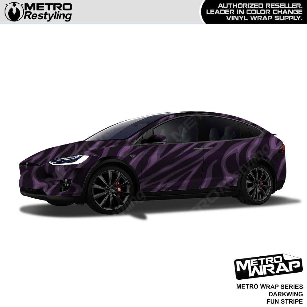 Metro Wrap Fun Stripe Darkwing Camouflage Vinyl Film