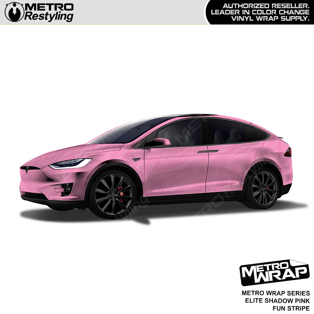 Metro Wrap Fun Stripe Elite Shadow Pink Camouflage Vinyl Film