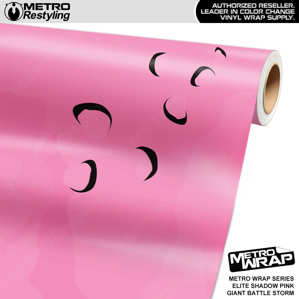 Metro Wrap Giant Battle Storm Elite Shadow Pink Camouflage Vinyl Film