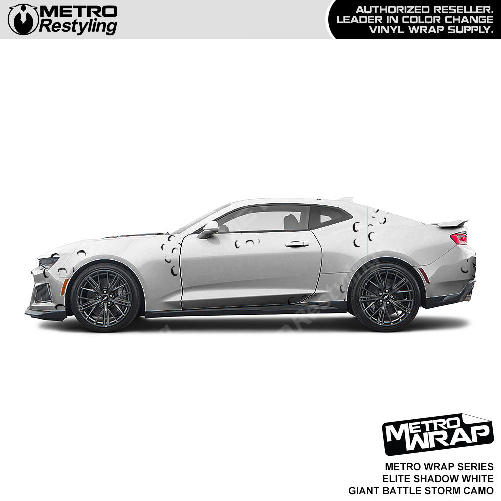 Metro Wrap Giant Battle Storm Elite Shadow White Camouflage Vinyl Film