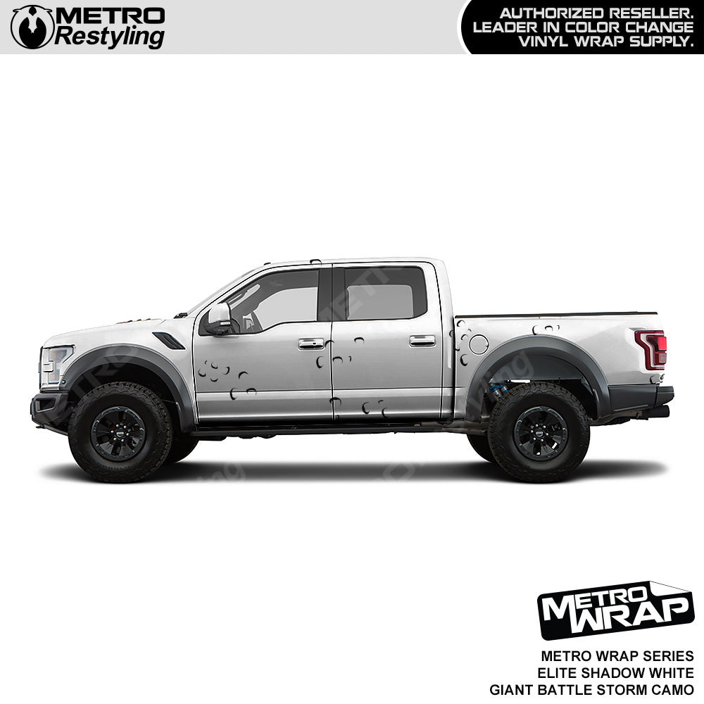Metro Wrap Giant Battle Storm Elite Shadow White Camouflage Vinyl Film
