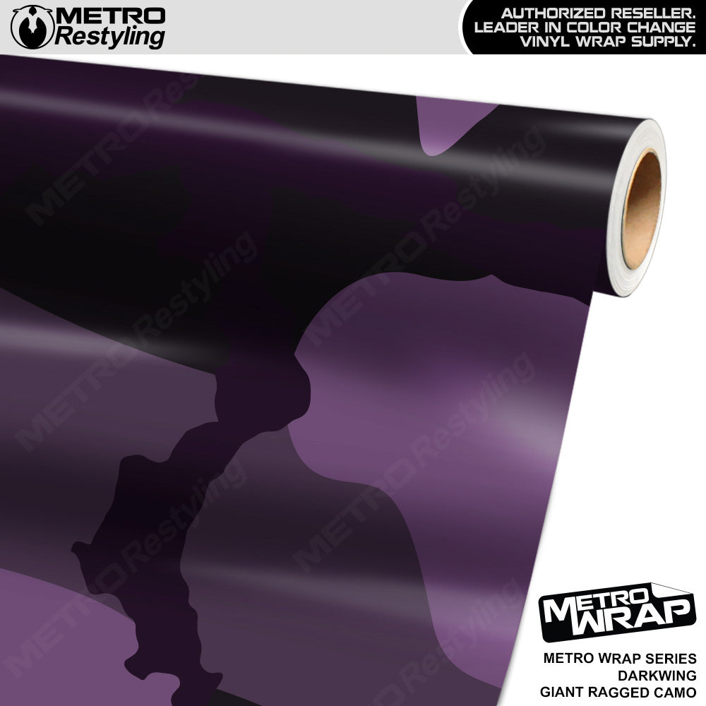 Metro Wrap Giant Ragged Darkwing Camouflage Vinyl Film