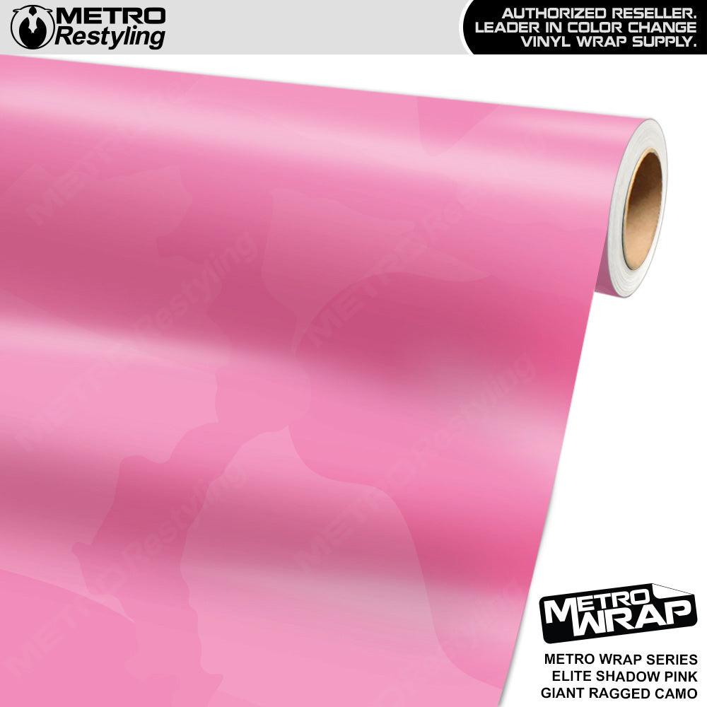 Metro Wrap Giant Ragged Elite Shadow Pink Camouflage Vinyl Film