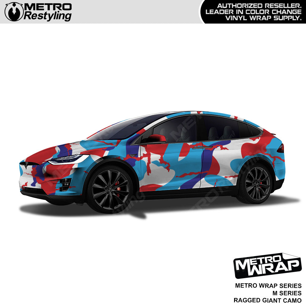 Metro Wrap Giant Ragged M Series Camouflage Vinyl Film