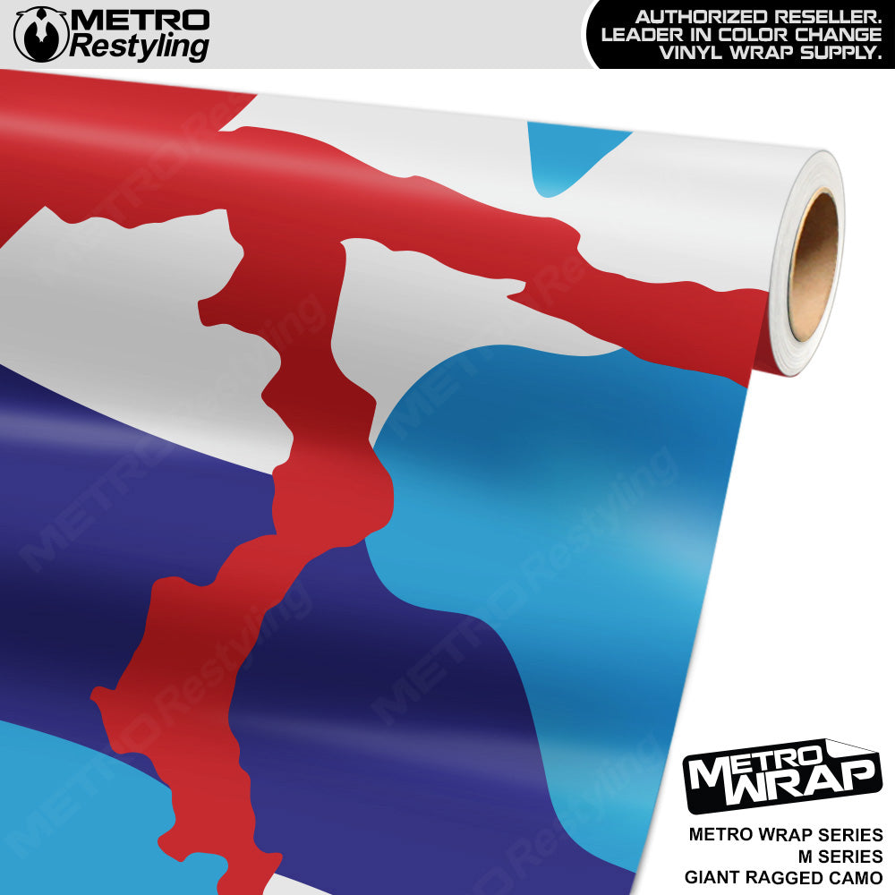Metro Wrap Giant Ragged M Series Camouflage Vinyl Film