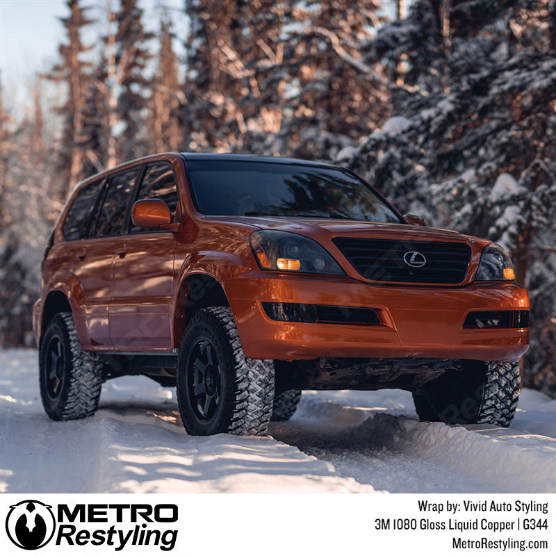 Orange Lexus Wrap