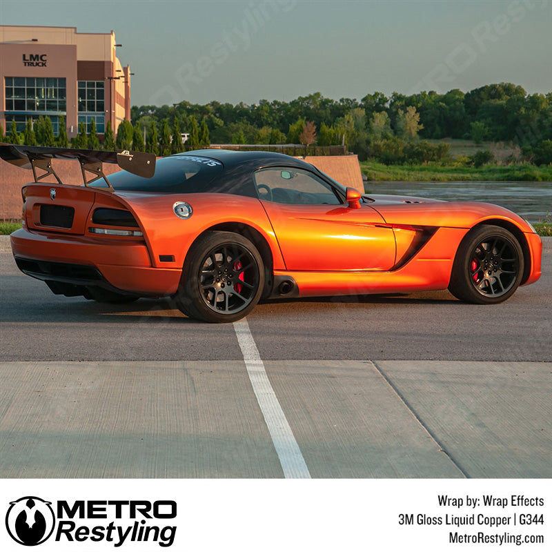 Orange Vinyl Car Wrap