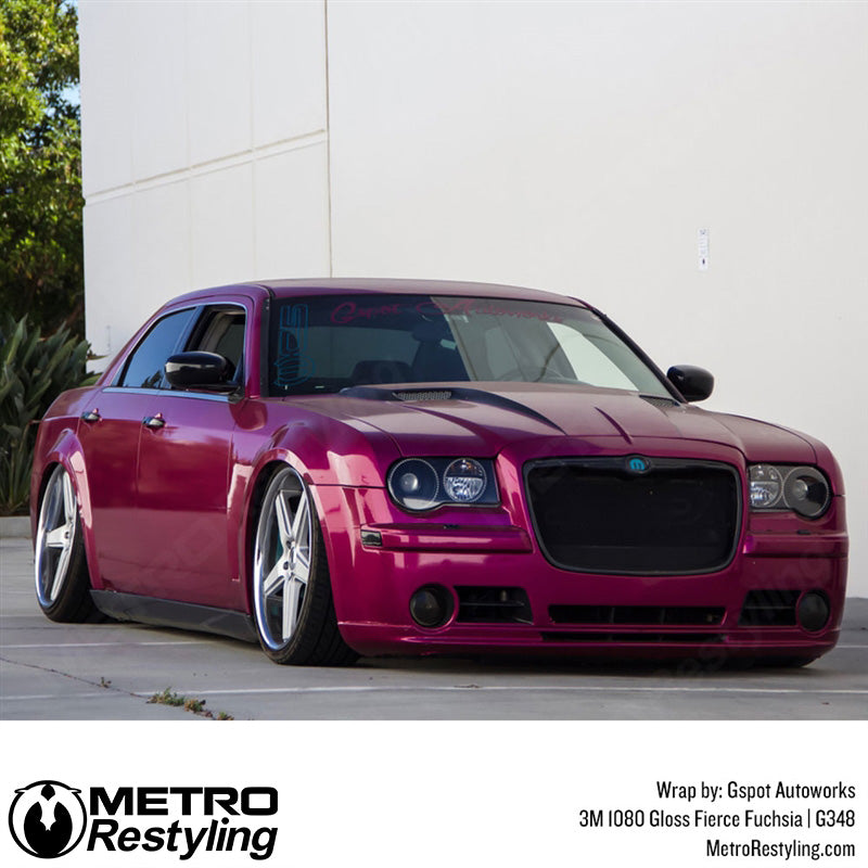 Chrysler 300C Purple Fuchsia wrap