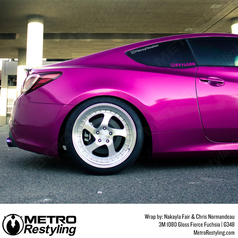 Gloss Fuchsia Car Wrap