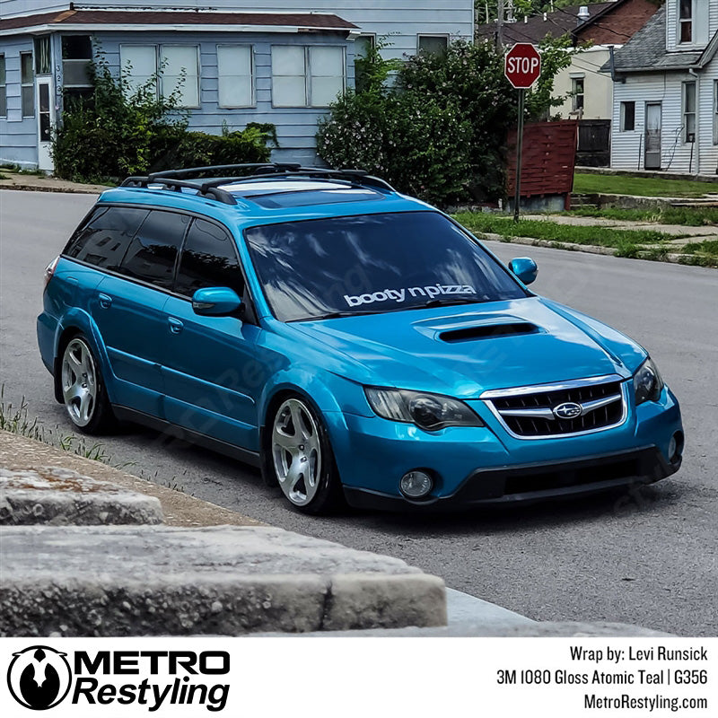 Gloss Atomic Teal Subaru Wrap