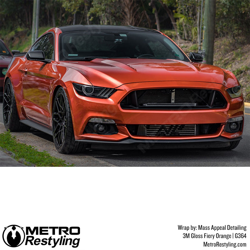 Gloss Fiery Orange Dodge Wrap