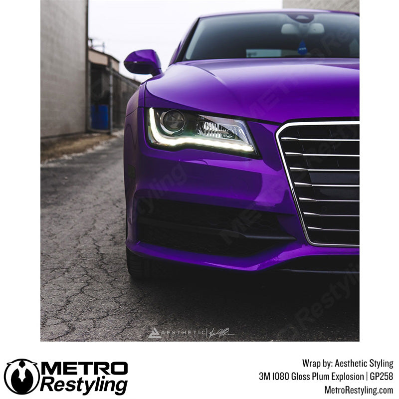 Gloss Plum Explosion Vinyl Wrap