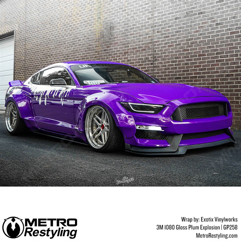 Gloss Plum Explosion Dodge Wrap