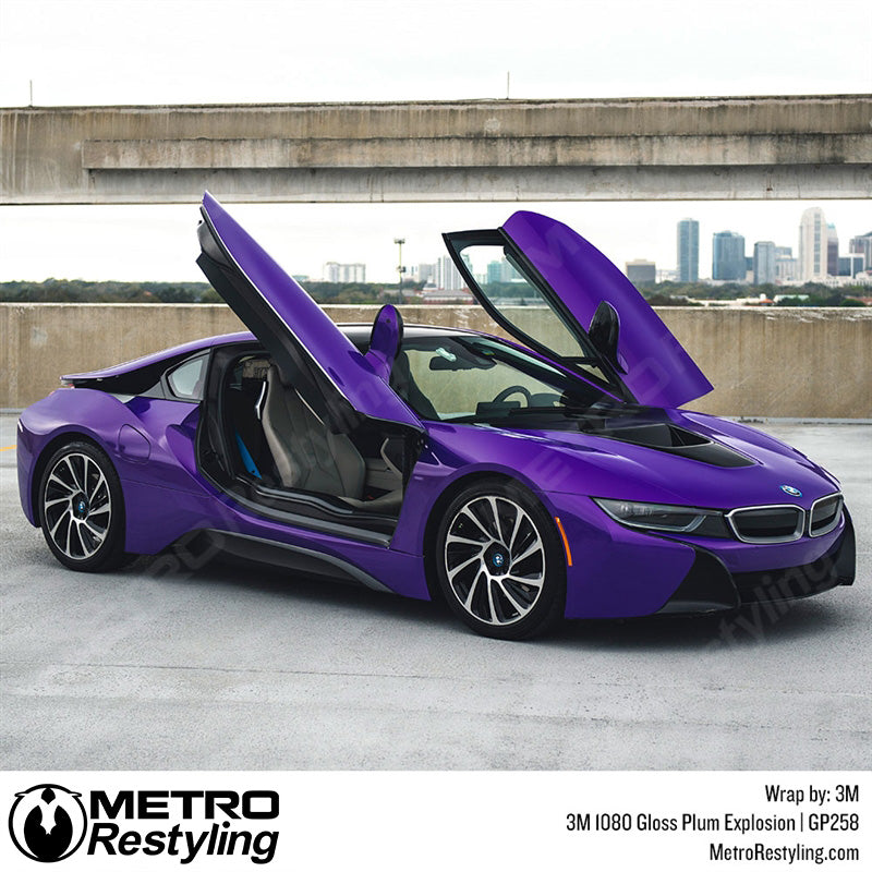 Gloss Plum Explosion BMW Wrap