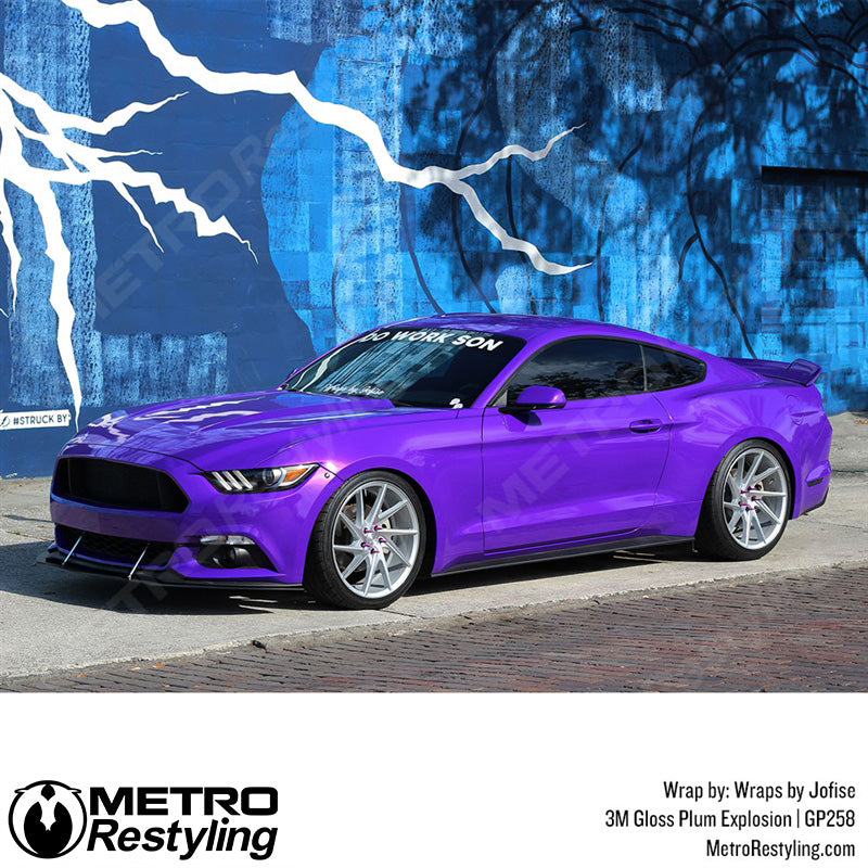 Gloss Plum Vinyl Wrap