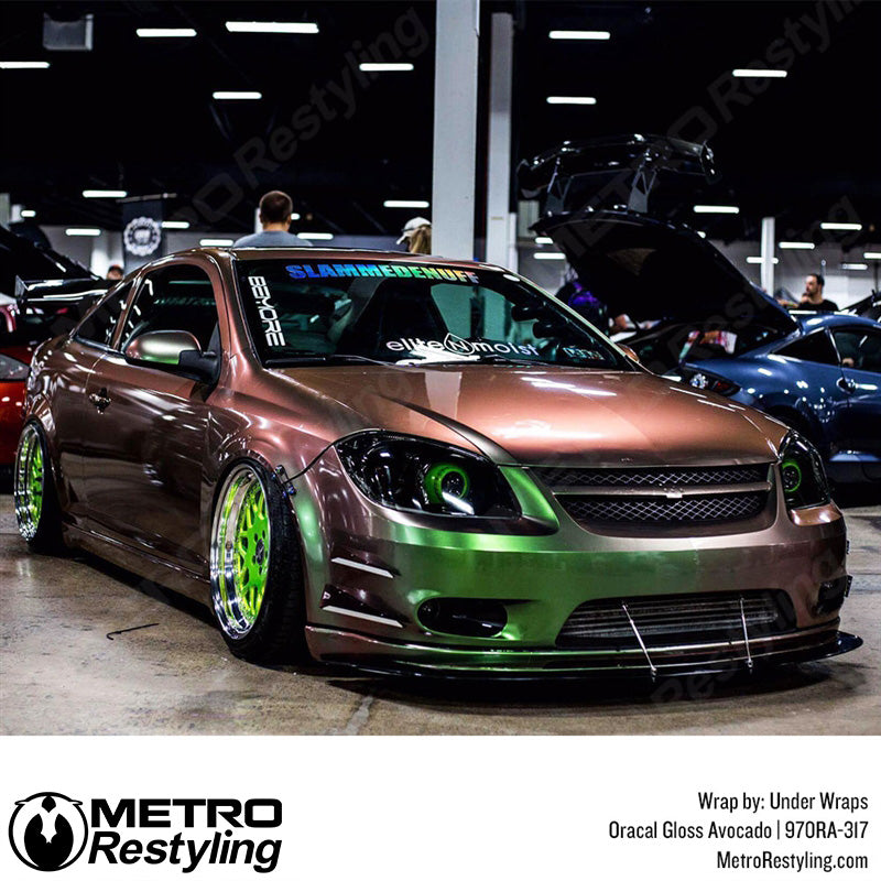 Gloss Avocado Car Wrap