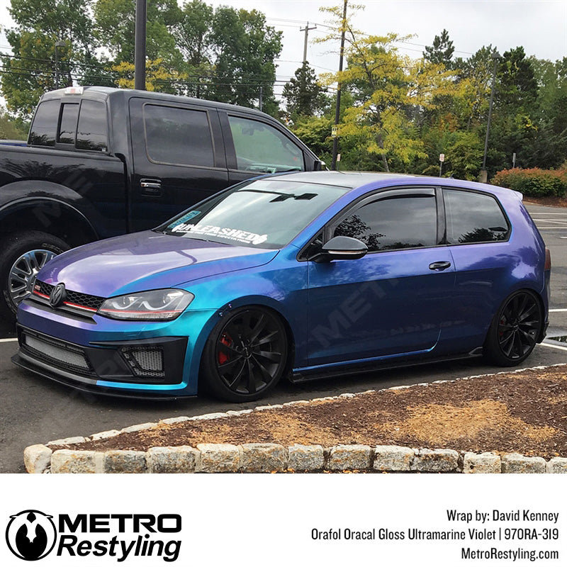 Gloss Violet Car Wrap