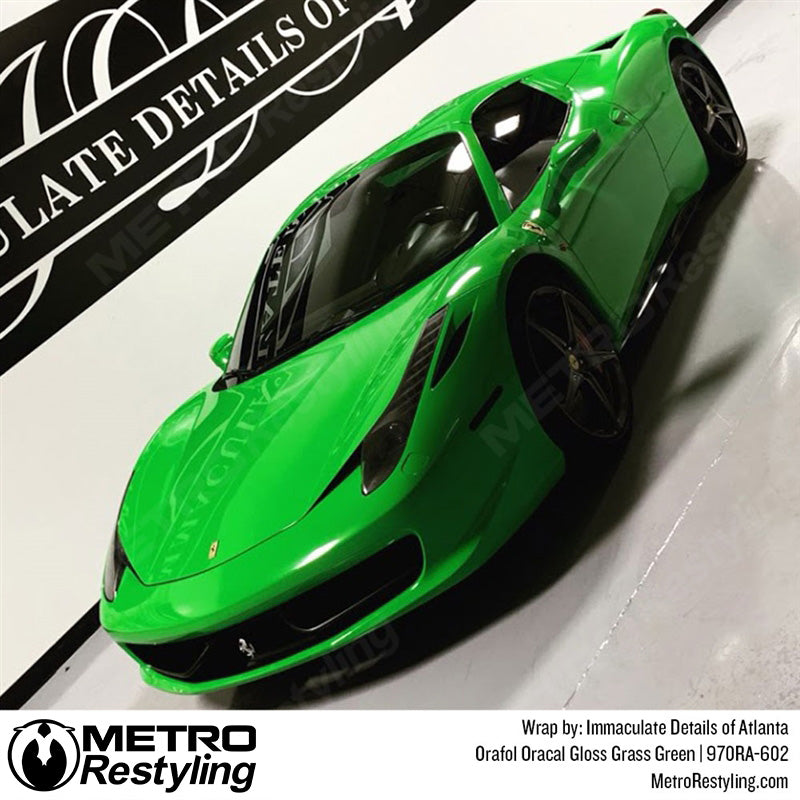 Gloss Green Orafol Wrap