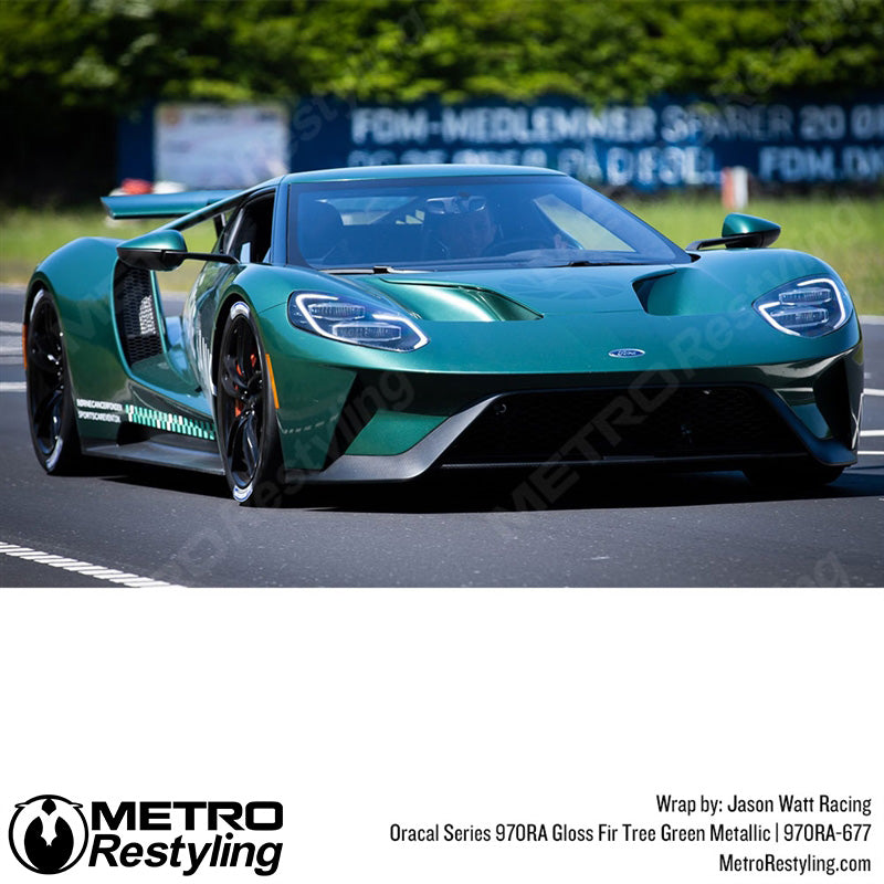 Green Tree Metallic Vinyl Wrap