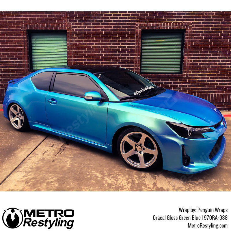 Gloss Green Blue Wrap