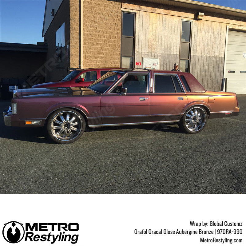 Bronze Car Wrap