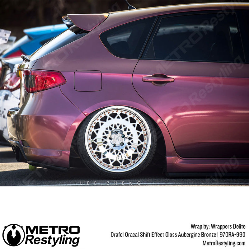 Gloss Bronze Car Wrap