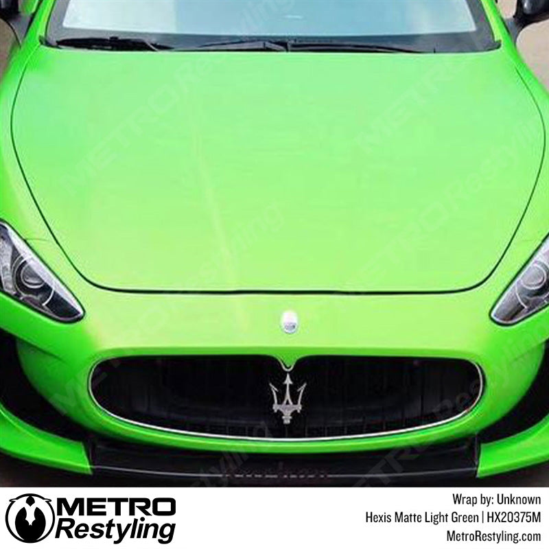 Matte Light Green Car Wrap