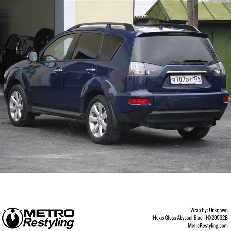 Abyssal Blue Car Wrap