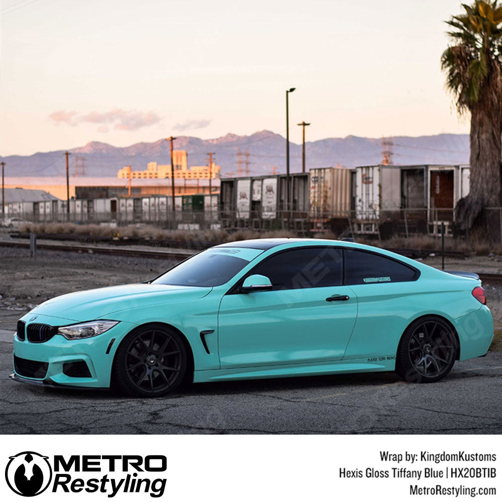 Gloss Tiffany Blue Car Wrap