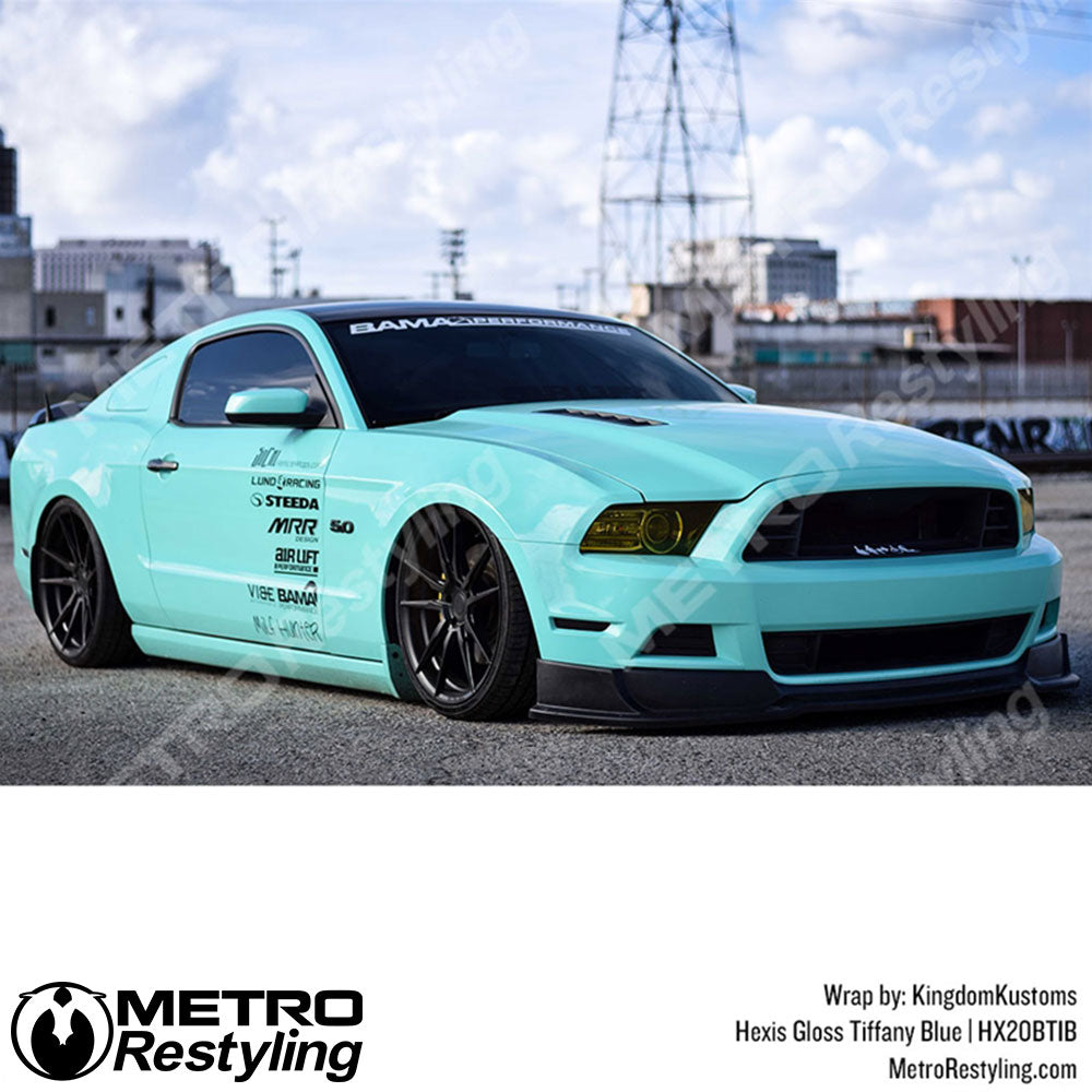 Gloss Tiffany Blue Car Wrap