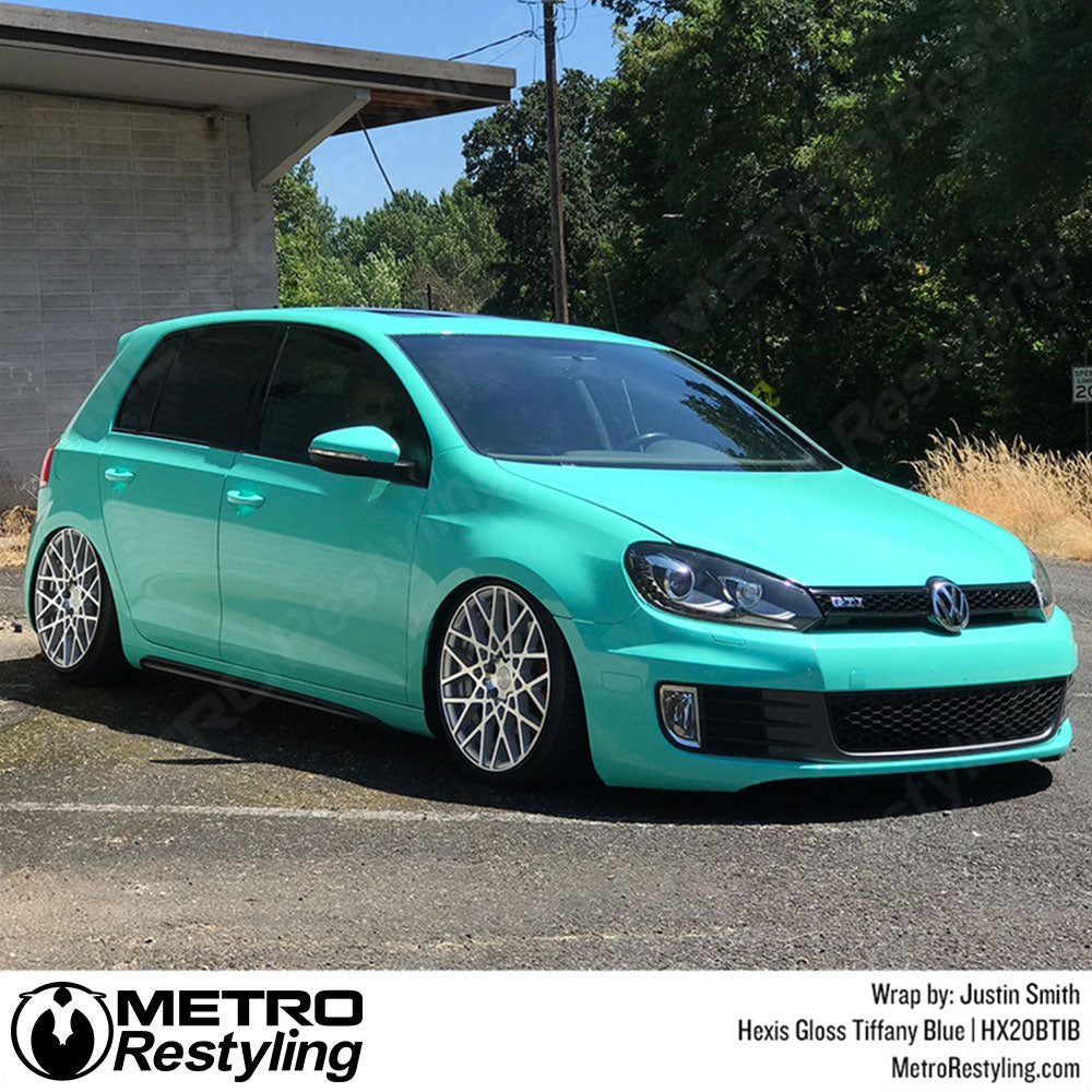 Gloss Tiffany Blue Car Wrap