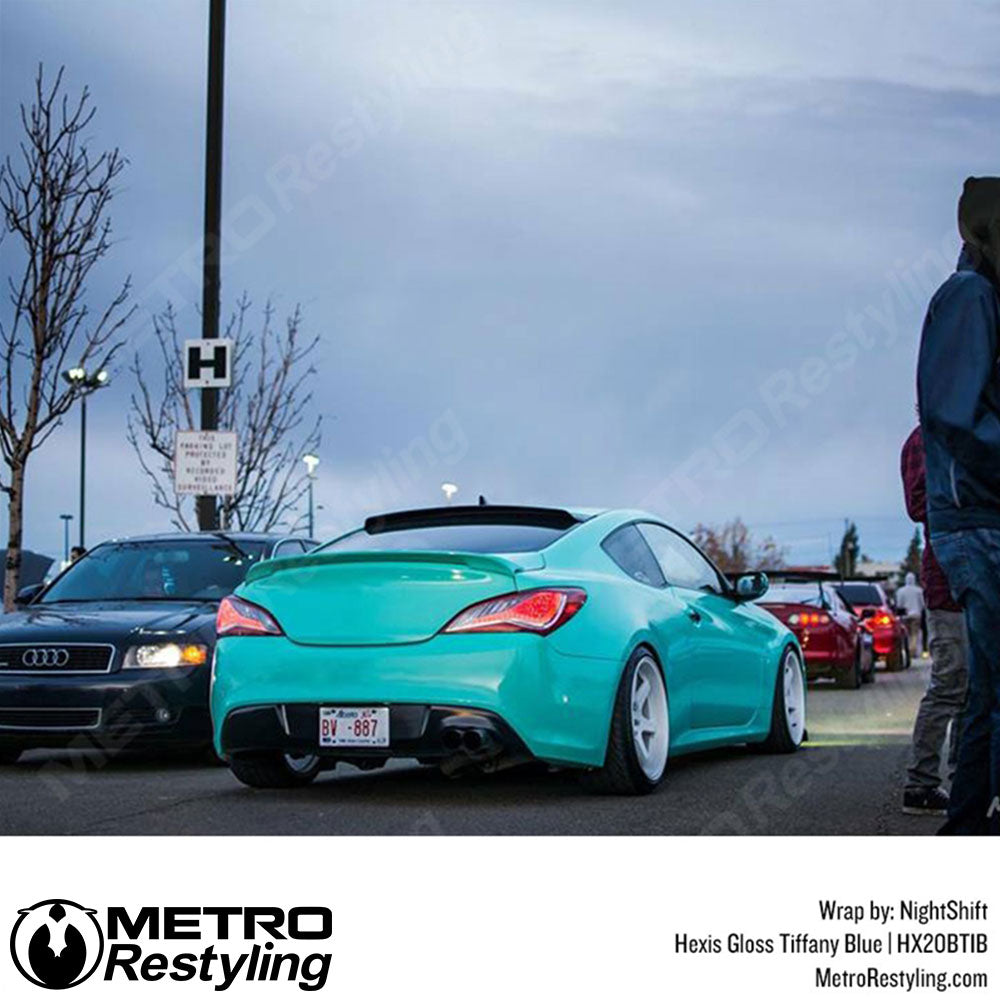 Gloss Tiffany Blue Car Wrap