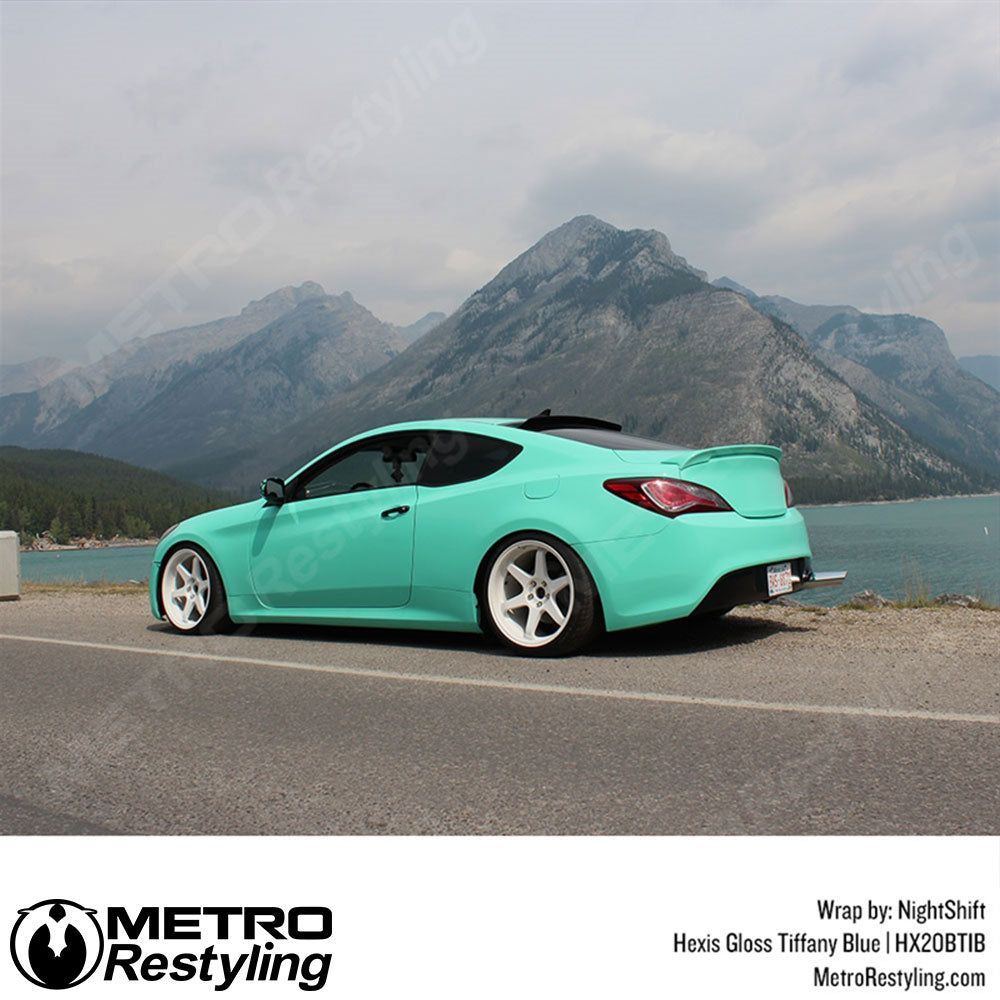 Gloss Tiffany Blue Car Wrap