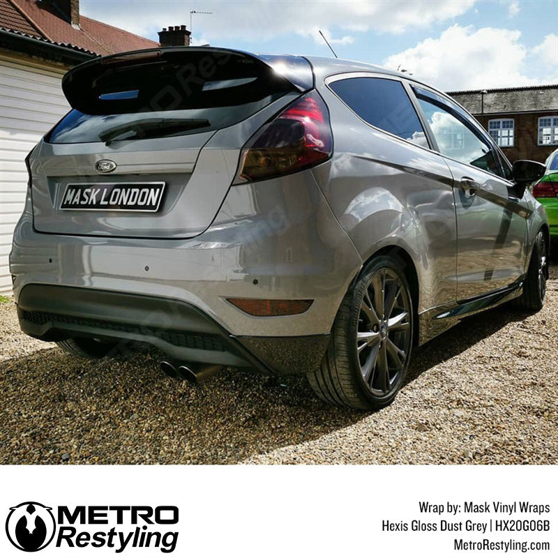 Gloss Dust Gray Car Wrap