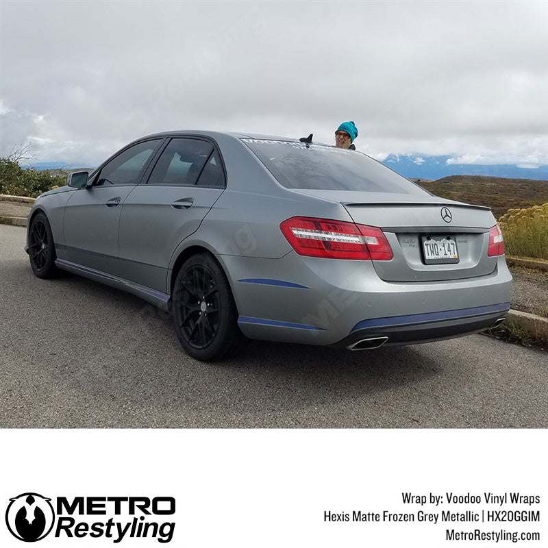 Matte Grey Hexis Vinyl Wrap