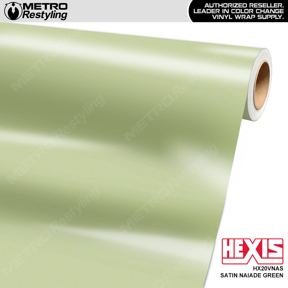 Hexis Satin Naiade Green Vinyl Wrap
