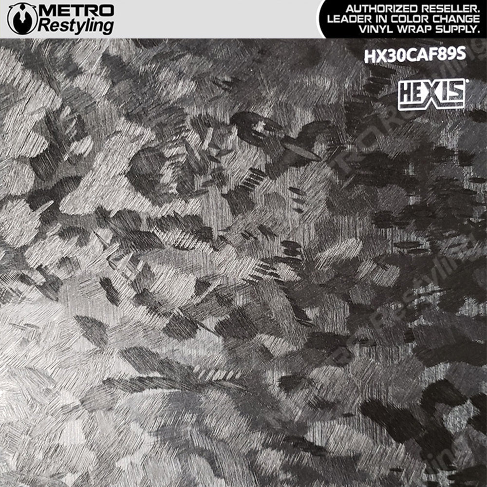 Hexis Black Forged Carbon Fiber Vinyl Wrap