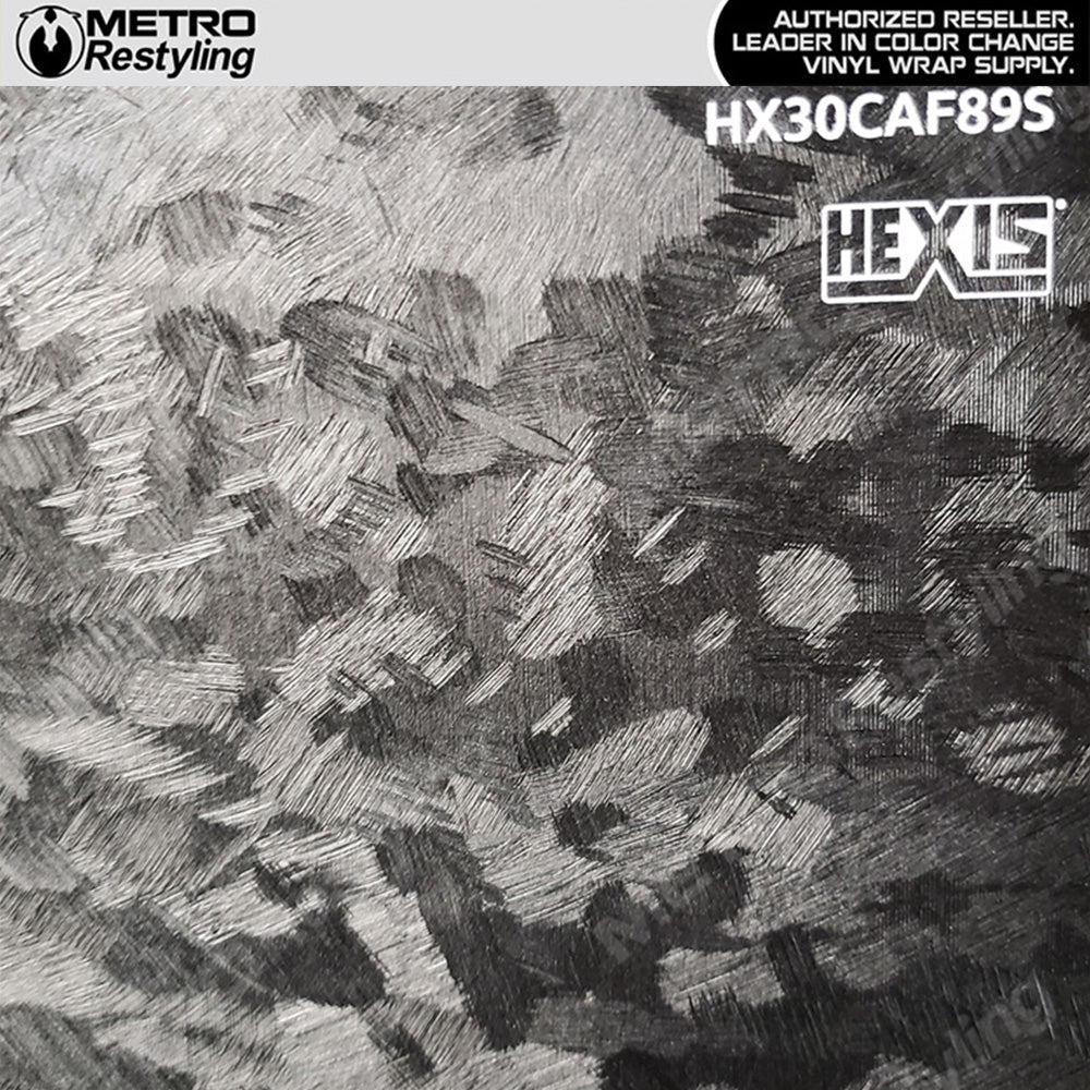 Hexis Black Forged Carbon Fiber Vinyl Wrap