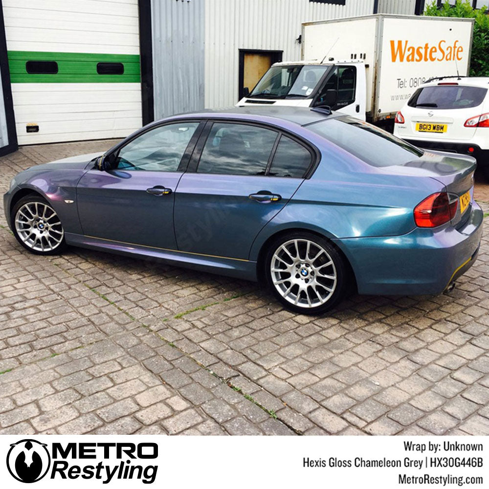 Gloss Chameleon Gray Vinyl Wrap