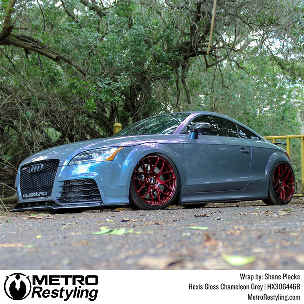 Gloss Chameleon Gray Vinyl Wrap