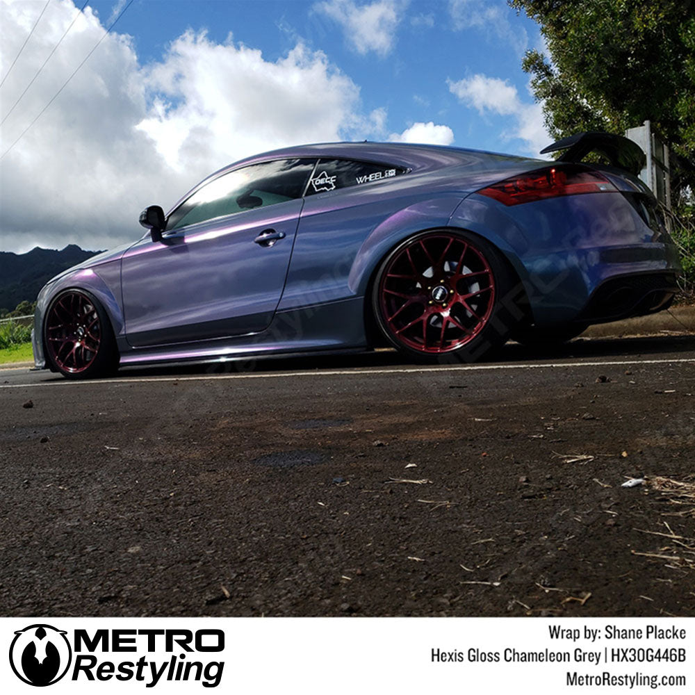 Gloss Chameleon Gray Vinyl Wrap