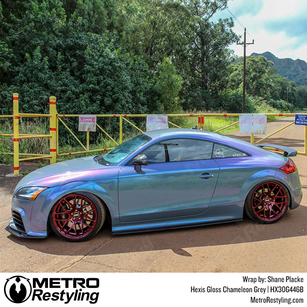Gloss Chameleon Gray Vinyl Wrap