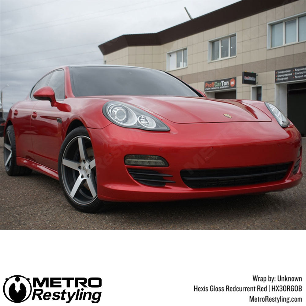 Gloss Redcurrent Red Vinyl Wrap