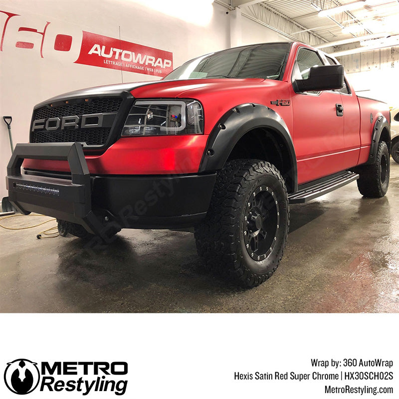 Red Truck Vinyl Wrap