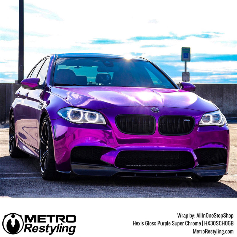 Purple Shiny Vinyl Wrap