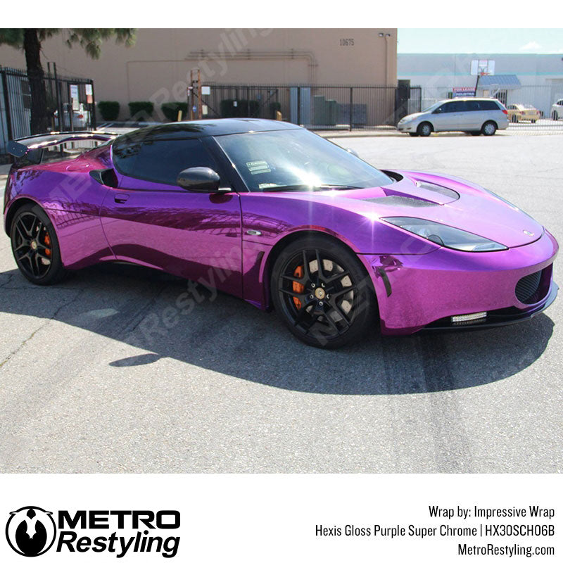 Glossy Purple Hexis Wrap