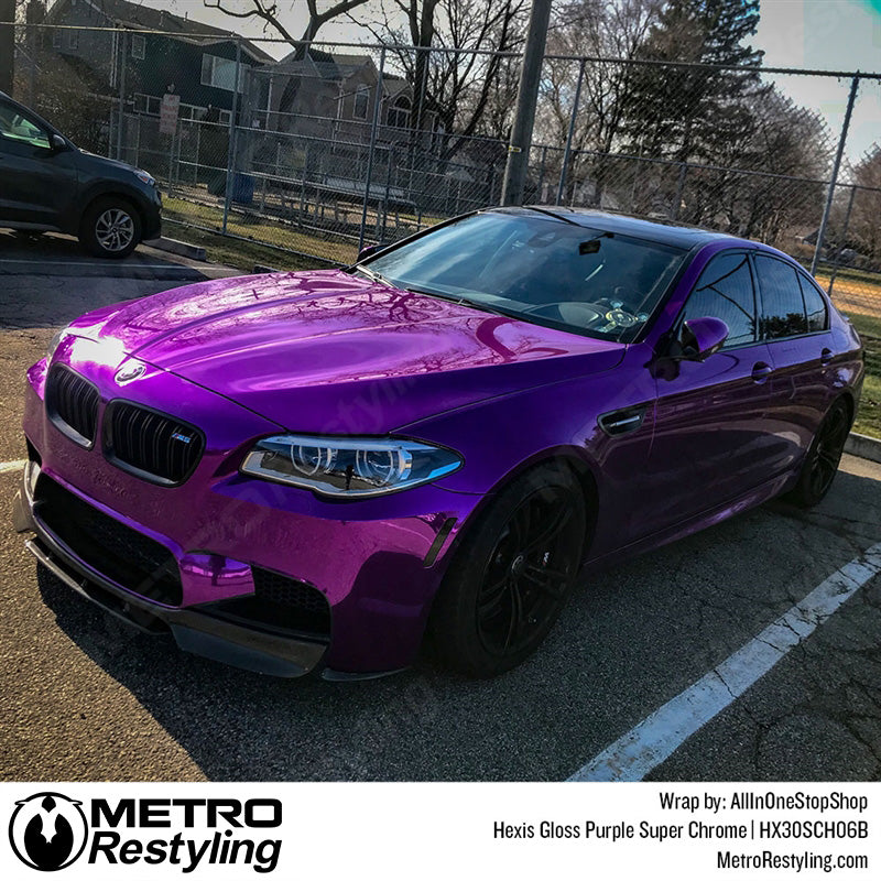 Purple Chrome Hexis Wrap