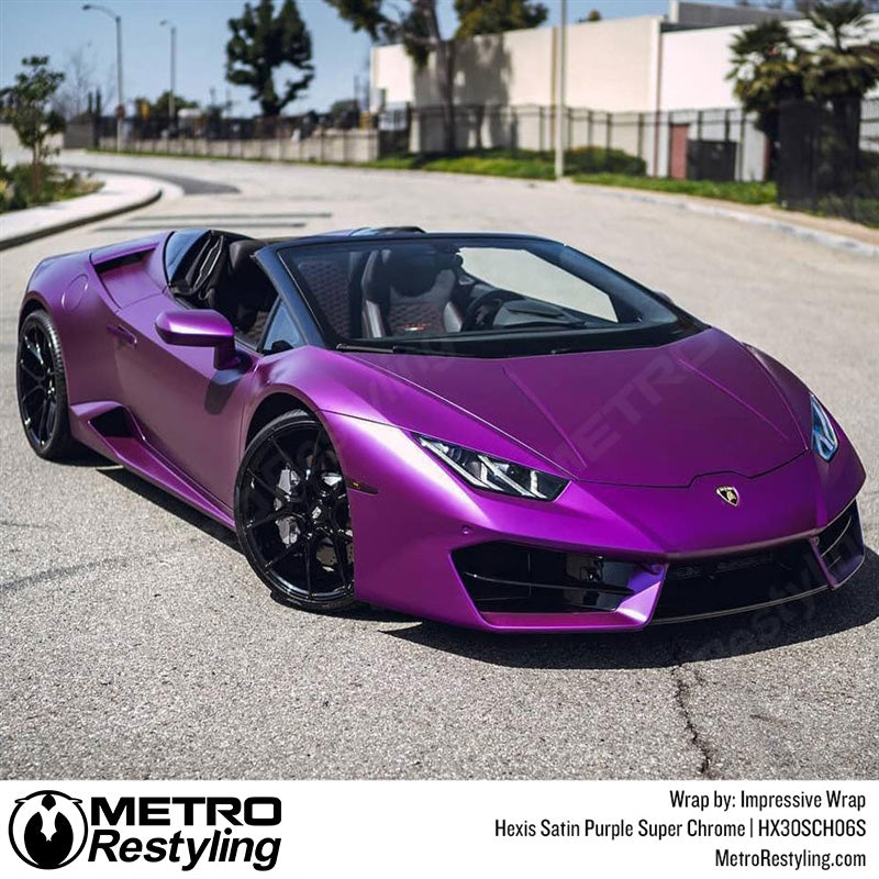 Purple Chrome Lambo Wrap