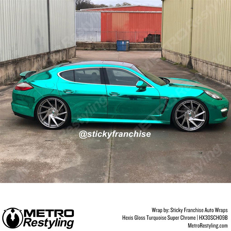 Turquoise Super Chrome Wrap